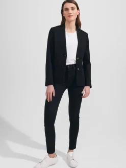 Cheap Hobbs Adalee Ponte Blazer Black