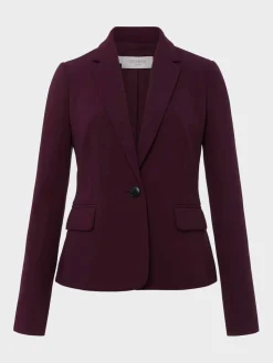 Cheap Hobbs Adelia Jacket Deep Plum