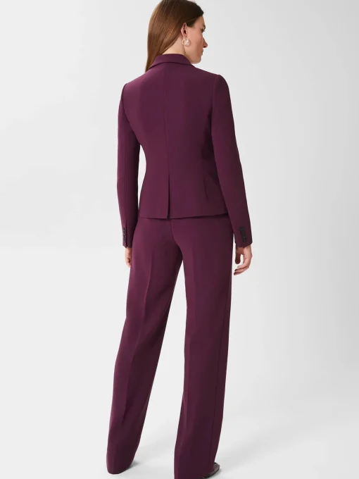 Cheap Hobbs Adelia Jacket Deep Plum