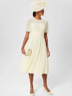 Fashion Hobbs Adrienne Court Pale Yellow