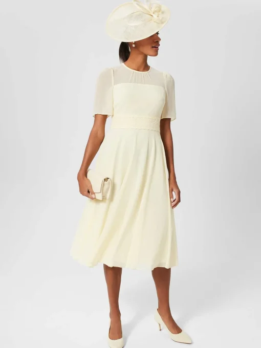 Fashion Hobbs Adrienne Court Pale Yellow