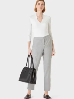 Store Hobbs Aimee Double Fronted Top Ivory