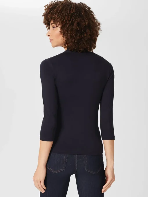 Sale Hobbs Aimee Double Fronted Top Navy