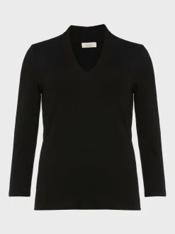 Cheap Hobbs Aimee Double Fronted Top Black