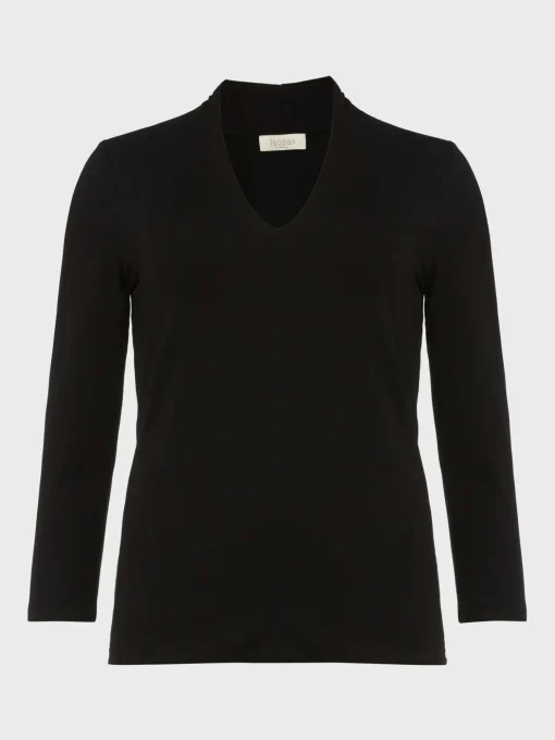 Cheap Hobbs Aimee Double Fronted Top Black