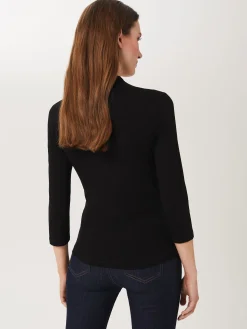 Cheap Hobbs Aimee Double Fronted Top Black