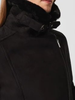 Clearance Hobbs Alana Fur Jacket Black