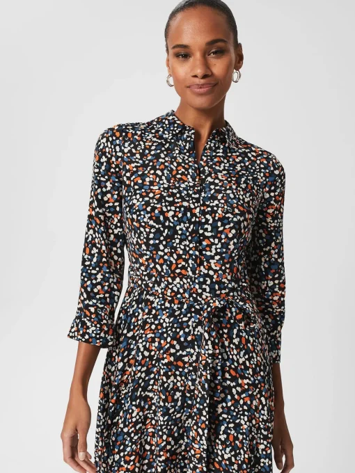 Shop Hobbs Alex Dress Black Multi