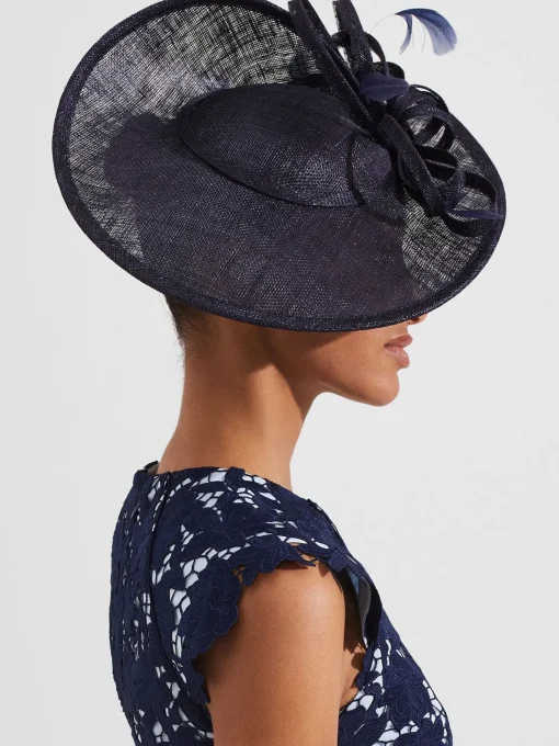 New Hobbs Alisa Fascinator Midnight