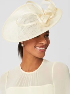 Sale Hobbs Alisa Fascinator Pale Yellow
