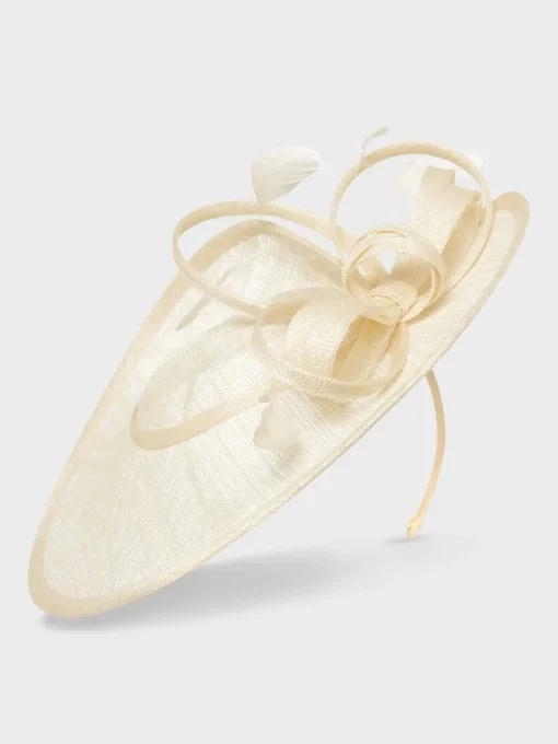 Sale Hobbs Alisa Fascinator Pale Yellow