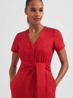 Discount Hobbs Aliya Jumpsuit Sangria Red