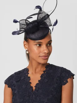 Outlet Hobbs Alya Fascinator Midnight