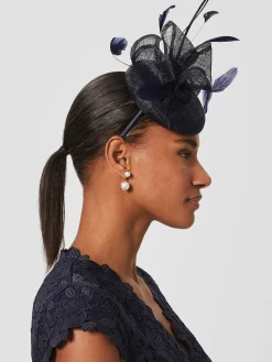 Outlet Hobbs Alya Fascinator Midnight