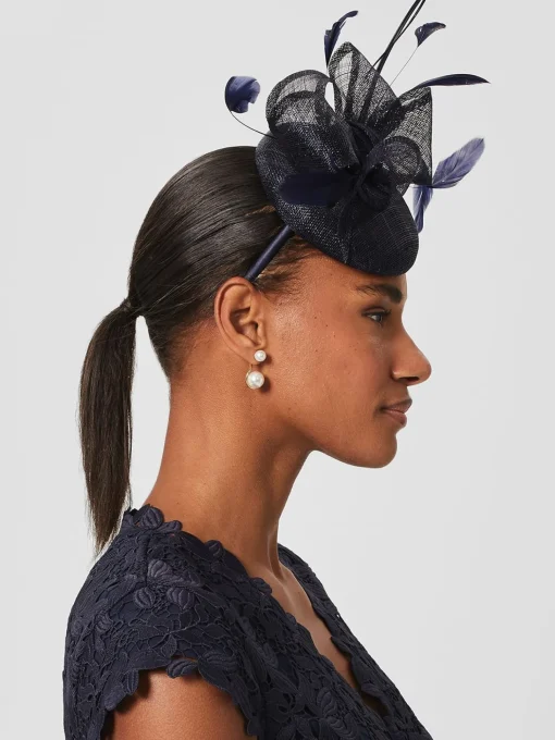 Outlet Hobbs Alya Fascinator Midnight