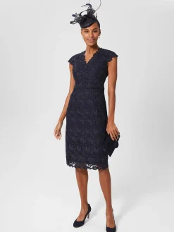 Outlet Hobbs Alya Fascinator Midnight
