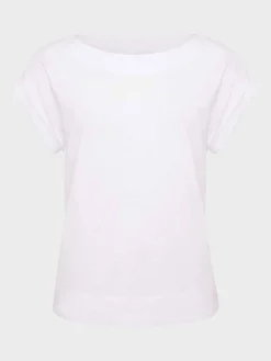 Outlet Hobbs Alycia Cotton T-Shirt White