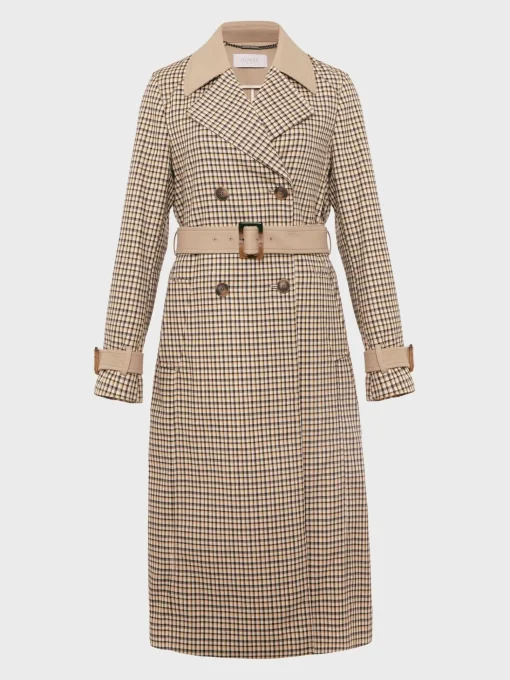 New Hobbs Amaya Trench Tan Multi