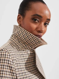 New Hobbs Amaya Trench Tan Multi