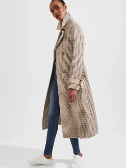 New Hobbs Amaya Trench Tan Multi