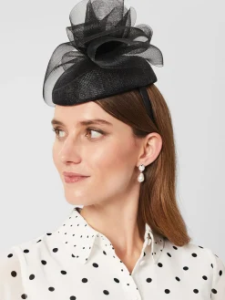 Discount Hobbs Amber Fascinator Black