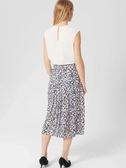 New Hobbs Amica Midi Skirt Multi