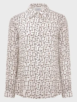 Cheap Hobbs Angelina Shirt Ivory