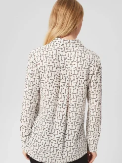 Cheap Hobbs Angelina Shirt Ivory