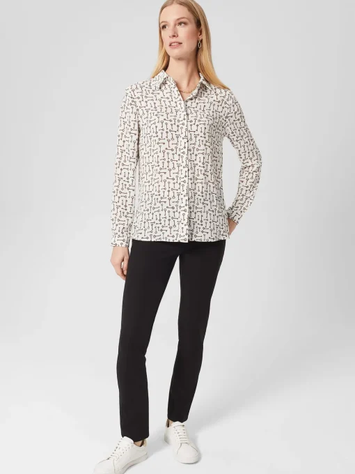 Cheap Hobbs Angelina Shirt Ivory