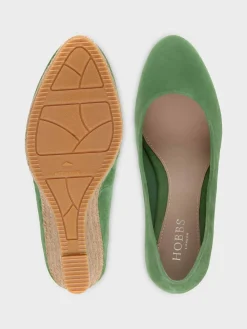 New Hobbs Anna Espadrille Pea Green