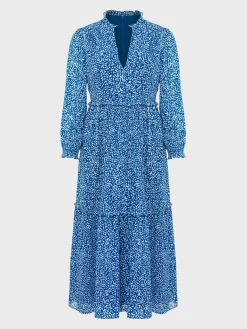 Best Hobbs Annalise Dress Blue Multi