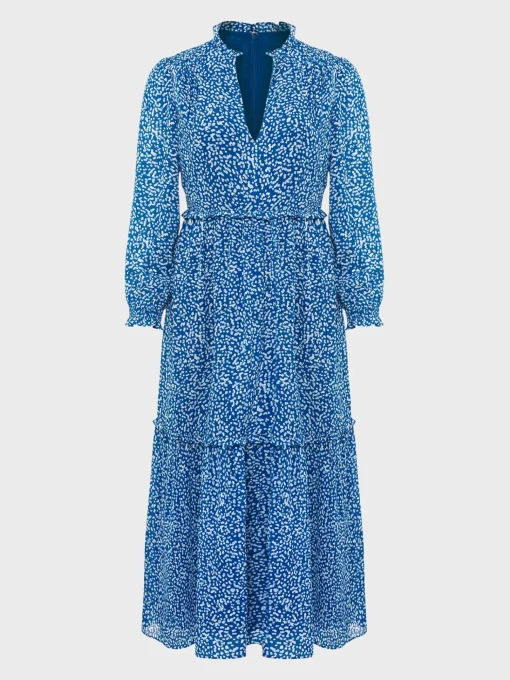 Best Hobbs Annalise Dress Blue Multi