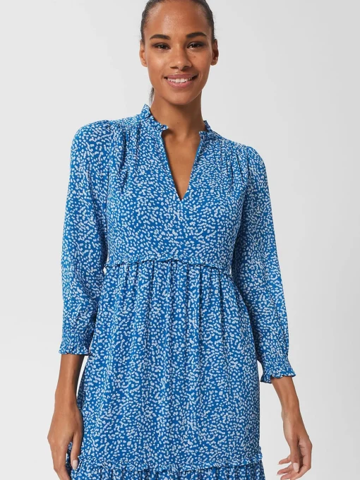 Best Hobbs Annalise Dress Blue Multi