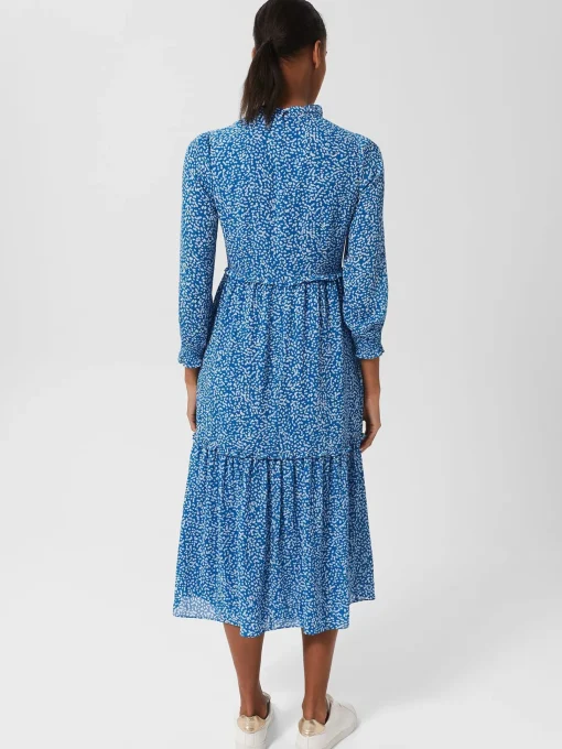 Best Hobbs Annalise Dress Blue Multi