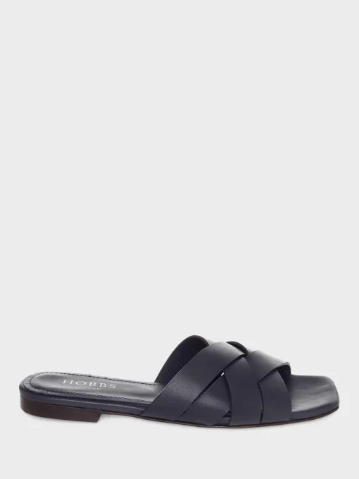 Hot Hobbs Annie Flat Sandal Navy