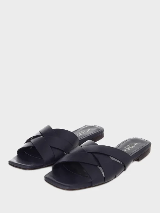 Hot Hobbs Annie Flat Sandal Navy