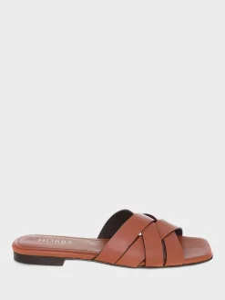 Clearance Hobbs Annie Flat Sandal Tan