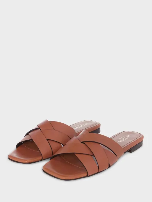 Clearance Hobbs Annie Flat Sandal Tan