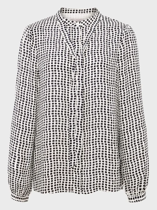 Cheap Hobbs Arabella Blouse Navy Ivory