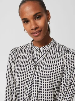 Cheap Hobbs Arabella Blouse Navy Ivory