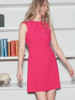 Cheap Hobbs Arbury Dress Cosmos Pink