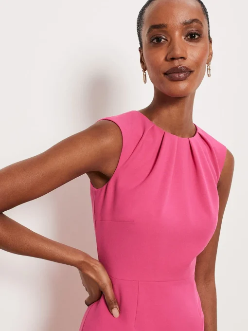 Cheap Hobbs Arbury Dress Cosmos Pink