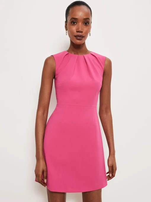 Cheap Hobbs Arbury Dress Cosmos Pink