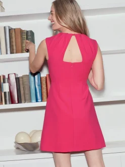 Cheap Hobbs Arbury Dress Cosmos Pink
