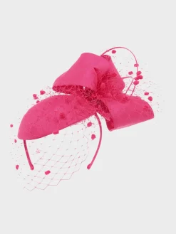 Fashion Hobbs Areila Fascinator Bright Pink