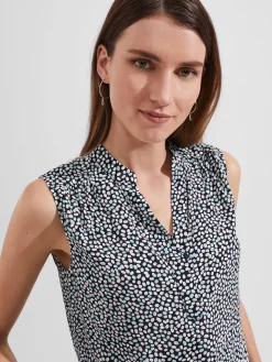 Cheap Hobbs Armelle Top Navy Multi