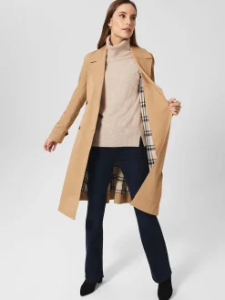 New Hobbs Ashleigh Trench Fawn Beige