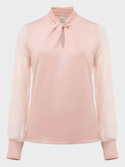Cheap Hobbs Ashley Top Spring Pink