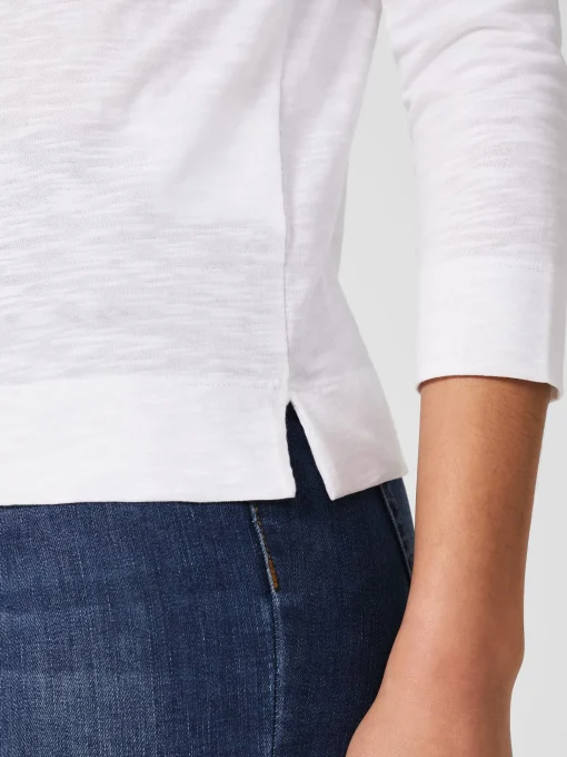 Cheap Hobbs Avia Cotton Slub T-Shirt White