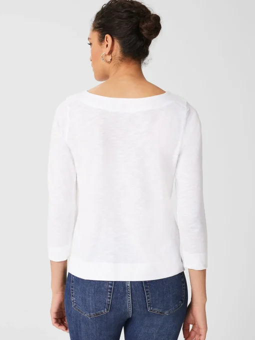 Cheap Hobbs Avia Cotton Slub T-Shirt White